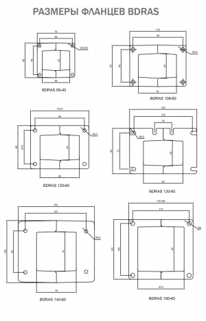 Вентилятор радиальный Bahcivan BDRAS 140х60 в алюминиевом корпусе