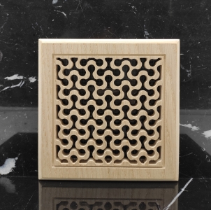 Решетка декоративная деревянная на магнитах Пересвет К-19 150х150мм